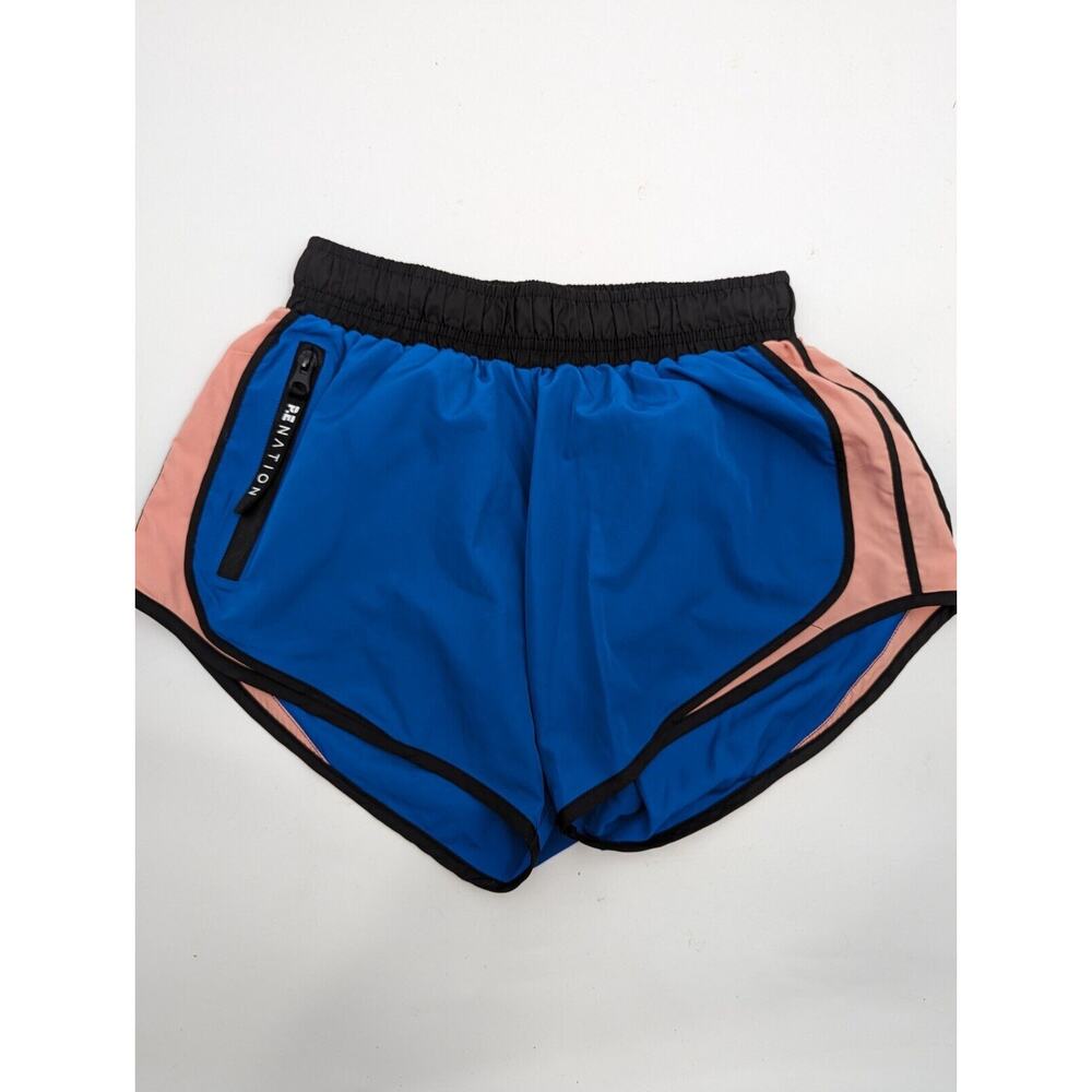 P.E Nation Blue and Pink Athletic Shorts